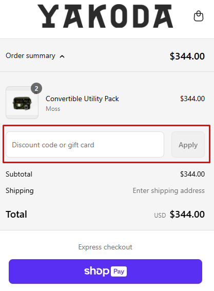 How to use Yakoda Supply promo code