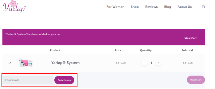 How to use Yarlap promo code