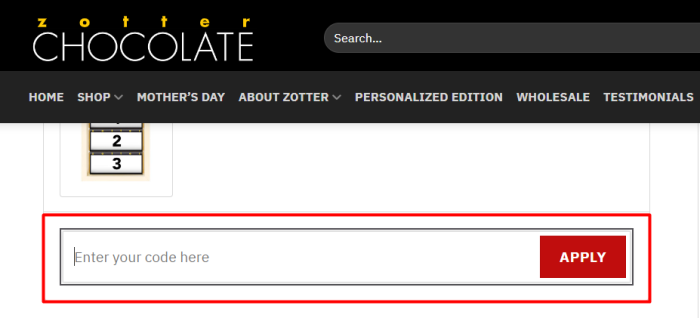How to use Zotter Chocolate promo code