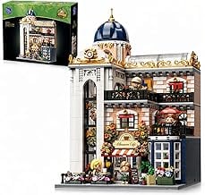 PANTASY 3-Story Glasshouse Landmark Set with Café & Gallery