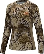 BASSDASH Women's Long-Sleeve UPF 50+ Camo Tee for Outdoor Activities
