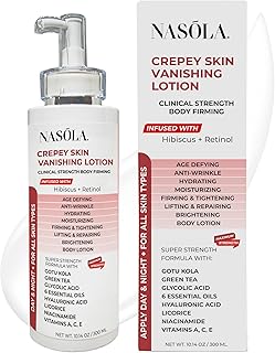 Nasola Crepe Erase Anti-Aging Lotion for Dry Skin with Retinol & Botanicals