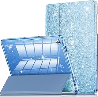 Infiland 11" Galaxy Tab A11+ Plus Case with Glitter Cover & Auto Wake/Sleep Feature