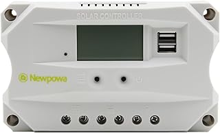 Newpowa 20A Solar Panel Battery Regulator with USB Port and Display