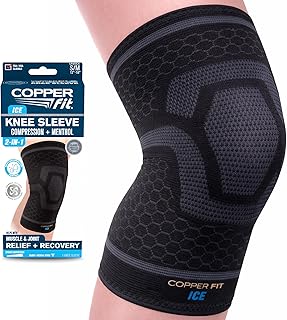 Copper Fit ICE Menthol Knee Compression Sleeve