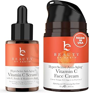Beauty by Earth Vitamin C Face Care - Pure, Natural USA-Made Formula