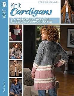 Leisure Arts Knit Cardigan Patterns Collection