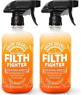 Angry Orange 24 oz Citrus Cleaner Spray - 2-Pack for Kitchen & Bathroom