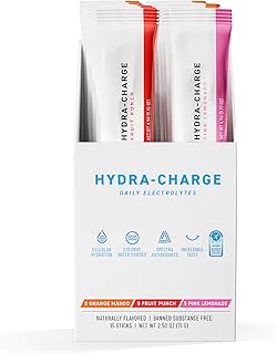Kaged Hydra-Charge Stick Pack Variety Pack (15 Servings)