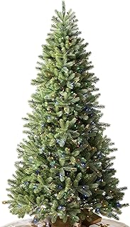Balsam Hill 6.5' Woodland Spruce Christmas Tree with LED Lights & Premium Stand