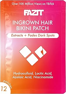 FAZIT Ingrown Hair Treatment Pads for Bikini & Intimate Hair Removal