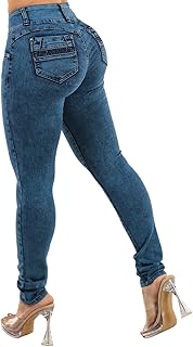 Moda Xpress Women's High-Waisted, Butt-Lifting Skinny Jeans