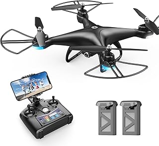Holy Stone HS110D Drone with 1080P Camera, 120° Wide-Angle Live Feed, Voice & Gesture Control, Altitude Hold & 3D Flip RTF