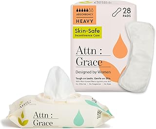 Attn: Grace Heavy Absorbency Pads & Aloe Vera Wipes for Women - Postpartum & Sensitive Skin Support