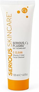 Serious Skincare Gentle Anti-Aging Face Cleanser with Vitamin C & E for Dry/Mature Skin