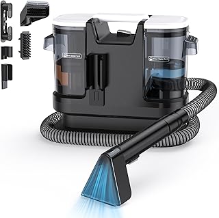 Lubluelu 600W Portable Upholstery Cleaner - 20Kpa Suction for Pet Stains and All Upholstery