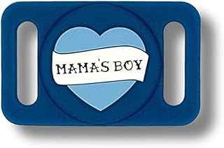 Two Tails Mama's Boy AirTag Collar Holder for Dogs