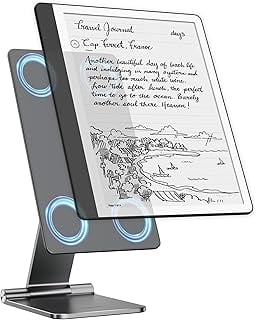Lululook Kindle Scribe Stand: Aluminum, Portable, Rotating Holder