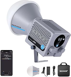 NEEWER HS60B App-Controlled 60W Portable Bi-Color LED Video Light