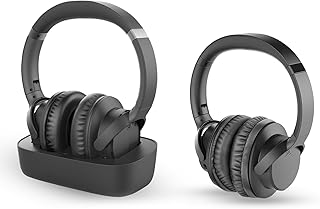 Avantree Ensemble Wireless Headphones - Senior-Friendly TV Listening with Comfort & Long Battery Life