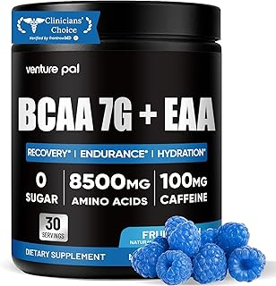 Venture Pal BCAA+EAA Energy & Hydration Powder for Muscle Recovery & Strength