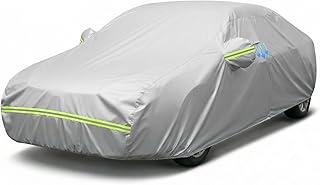 Favoto Universal Auto Cover for Honda Civic/Accord, Ford Mustang, Chevrolet Camaro - All-Weather Protection