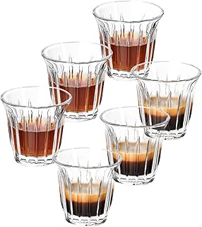 MHW-3BOMBER 6-Piece Shot Glass Set in Latte & Espresso Styles