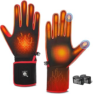 Savior Heat Liners: Electric Thin Gloves with Power Display for Winter Sports