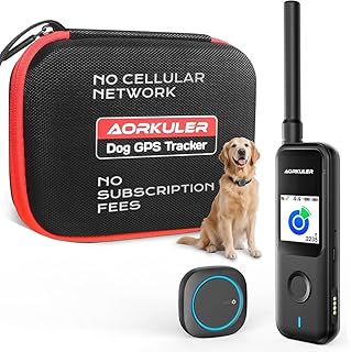 Aorkuler GPS Dog Tracker – 3.5-Mile Range, No Phone Needed, for Outdoor Adventures