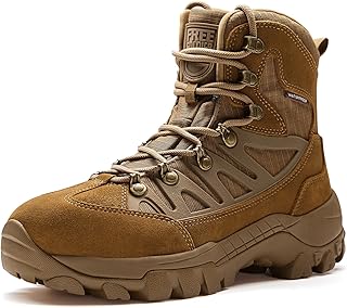 FREE SOLDIER Men's Waterproof Hiking Boots for Military & Tactical Use