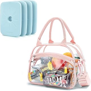 Tourit Lunch Bag Set with 4 Ice Packs for Easy Storage