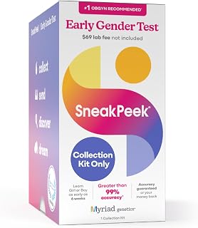 SneakPeek 6-Week Early Pregnancy Gender Test Kit (99% Accurate)
