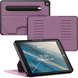 Zugu Case for 10.2" iPad 7/8/9, Protective & Sleek with Magnetic Stand
