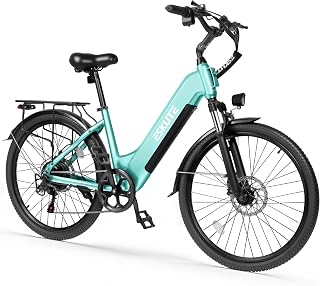 Eskute 70-mile Range Electric Bike with 1300w Motor & 7-Speed Shift