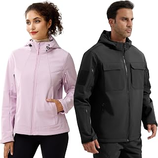 Free Soldier Waterproof Softshell Jacket with Fleece Lining and Hood