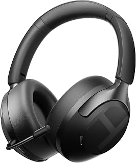 Haylou S40 Headphones with 50dB ANC, LDAC Hi-Res, 90H Playtime, Custom EQ & 5 HD Mics