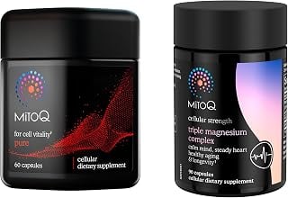 MitoQ Pure & Triple Magnesium Bundle – Enhance Energy, Sleep, and Relaxation