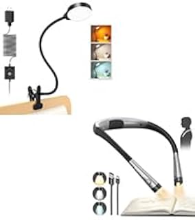 Glocusent Bendable Bedside Book Light for Lovers