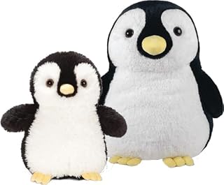 Vermont Teddy Bear Giant Penguin Plush Set – 28-in Cuddle & 18-in Soft Penguins