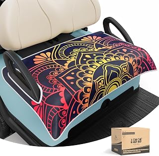 Gossby Universal Golf Cart Seat Covers for EZGO & Club Car, Breathable & Non-Slip Comfort