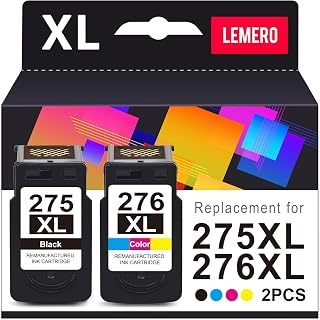 CANON 275/276 Ink Cartridge Combo for Pixma Printers - Black & Color 2-Pack