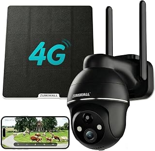 ZUMIMALL 2K Wireless Security Cameras for Outdoor Home Surveillance