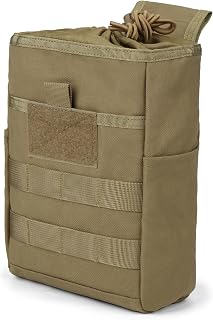 Mardingtop Molle Tactical Dump Pouch with Roll-Up Drawstring Design
