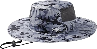 BASSDASH 50+ UPF Sun Hat with Wide Brim for Outdoor Activities