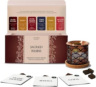 Aromafume 6-Scent Smokeless Incense Set for Aromatherapy & Relaxation