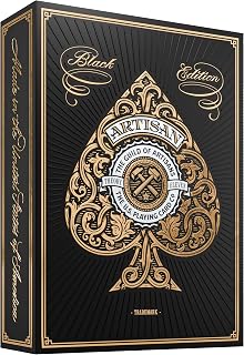 Theory11 Artisan Black Gold Foil Poker Deck for Collectors & Gamers