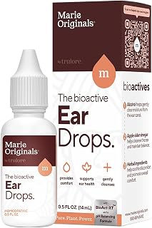 Marie Originals Ear Care Drops for Adults & Kids, 0.5 oz | Plant-Based Relief for Dry, Itchy Ears