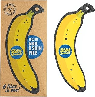 Boot Bananas 2-in-1 Nail & Skin Care Tool, Dual-Grit Files for Men & Women