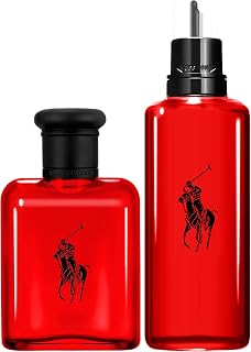 Ralph Lauren Fragrances - Polo Red Men's Cologne Refill Set - Woody & Spicy Notes