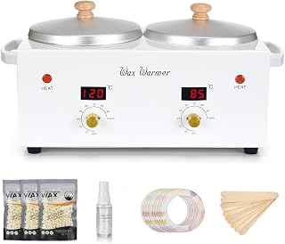 Suerbeaty LED Digital Wax Warmer for Home Spa Use, Hair Removal Beauty Kit